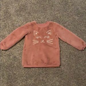 Fuzzy Faux Fur Cat Sweater